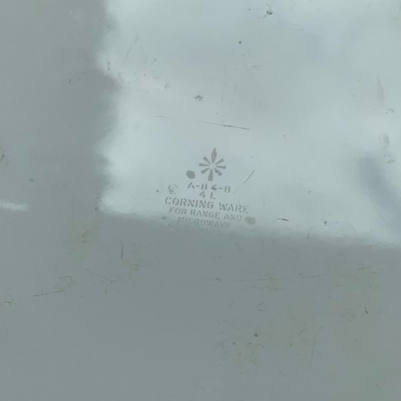 Corning Ware Blue Corn Flower 4 litres casserole dish A-84-B & Pyrex glass lid - Picture 6 of 6